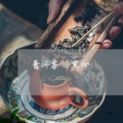 普洱茶 黑印/2023091265036